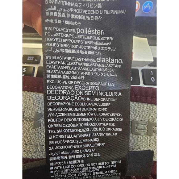 Under Armour Burgundy Straight Leg Pants - Picture 4 of 5